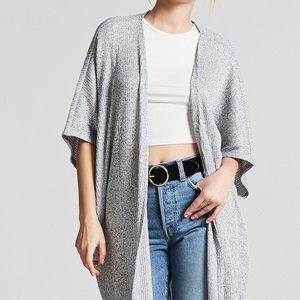 Marled Knit Duster Cardigan